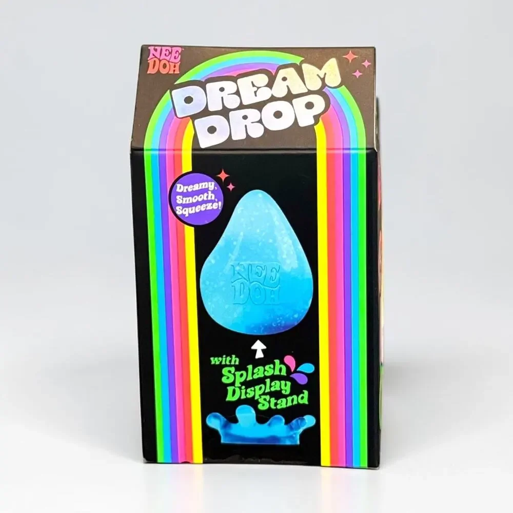 NeeDoh Dream Drop Blue Schylling Sensory Fidget Stress Toy New in Box NIB